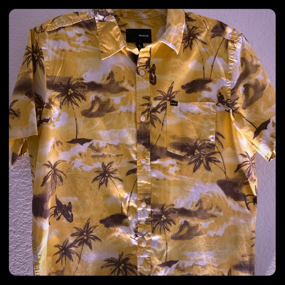 Hurley Hawaiian Button Up